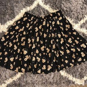 Brandy Melville sunflower skirt